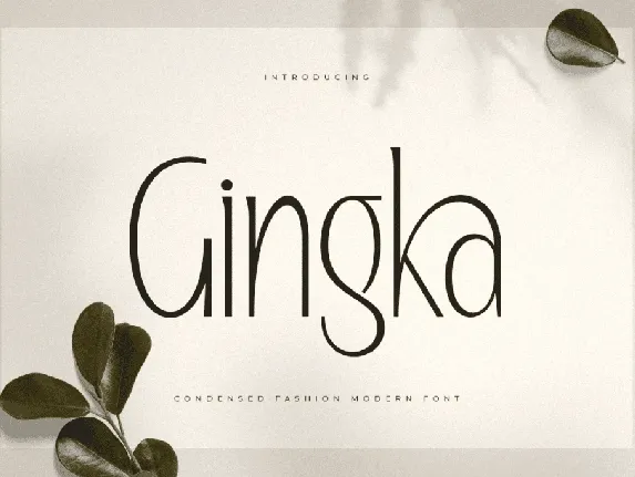 Gingka font