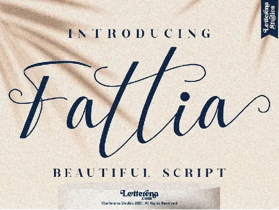 Fattia font