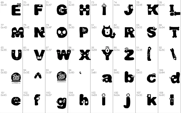 QINDARS font