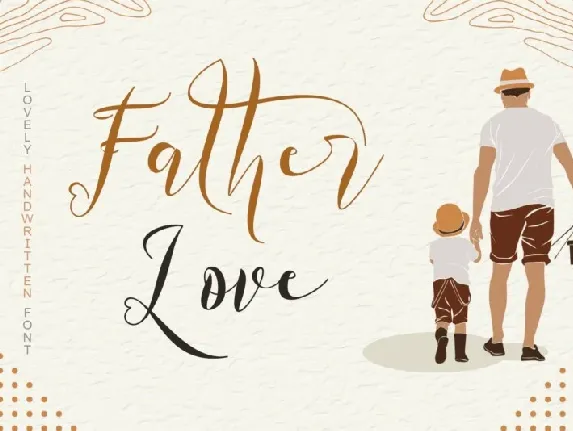 Father Love font