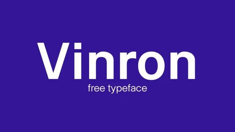 Vinron Family font