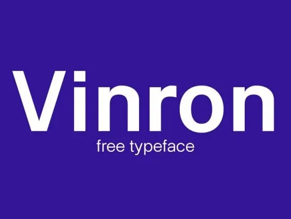 Vinron Family font