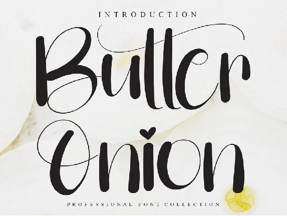 Butter Onion font