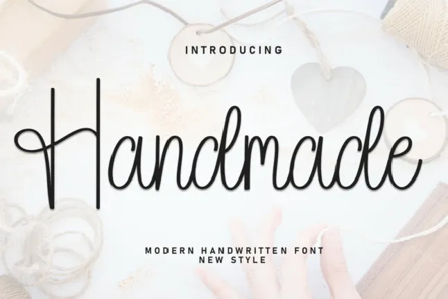 Handmade Script Typeface font