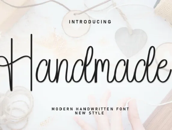 Handmade Script Typeface font