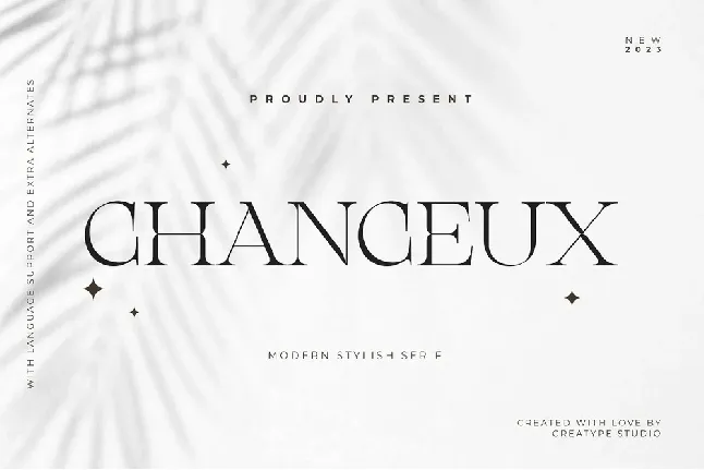 Chanceux font