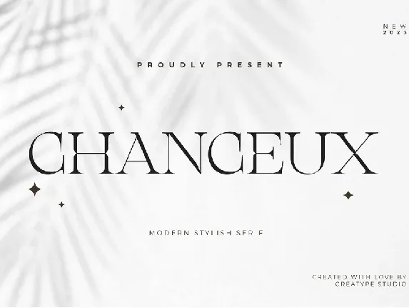 Chanceux font