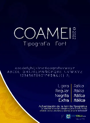 Coamei font