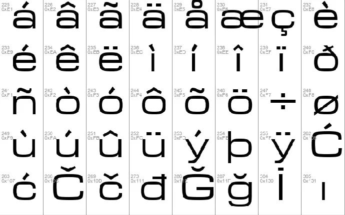 01 DigitMono font