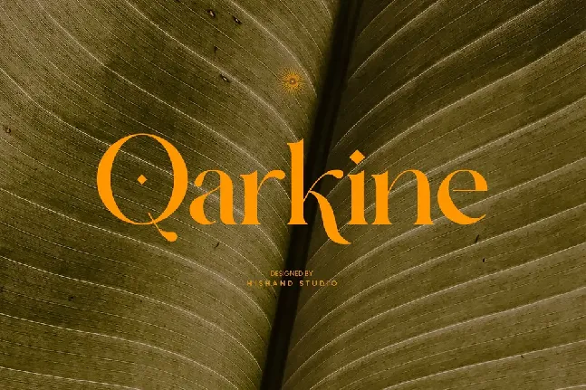 Qarkine font