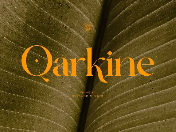 Qarkine font