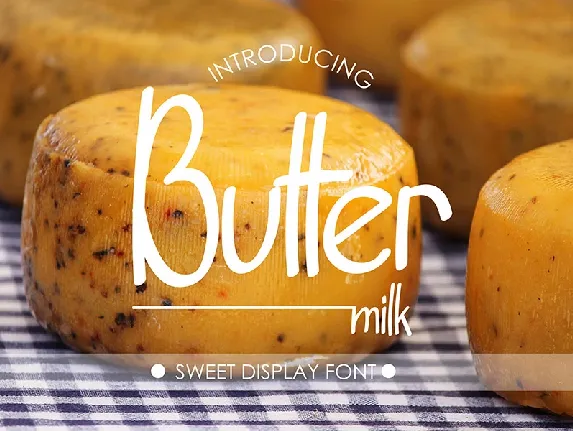 Buttermilk font