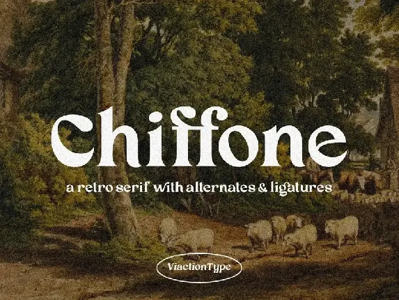 Chiffone font