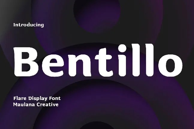 Bentillo font