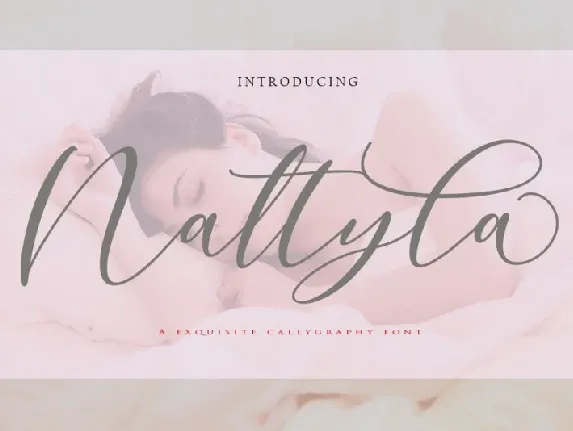 Nattyla Calligraphy font