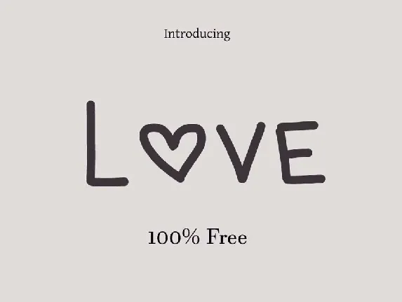 Love font