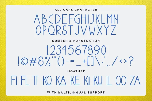 Zamoretta font