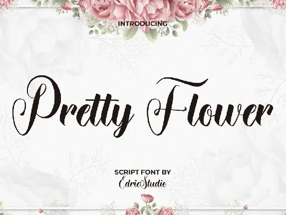 Pretty Flower Demo font