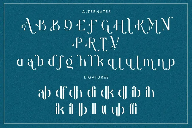 Arcadian font