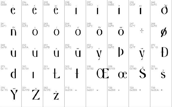 Arcadian font