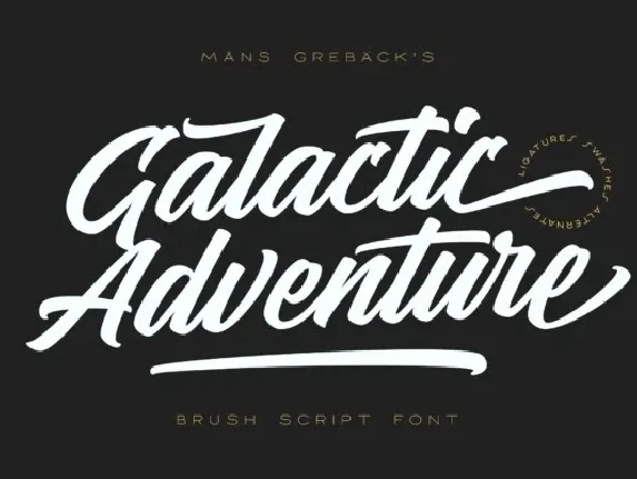 Galactic Adventure font