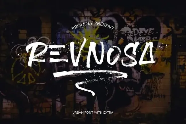 Revnosa Brush font