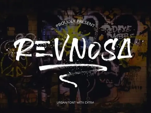 Revnosa Brush font