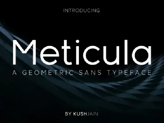 Meticula Family font