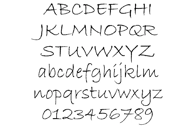 Bradley Hand font