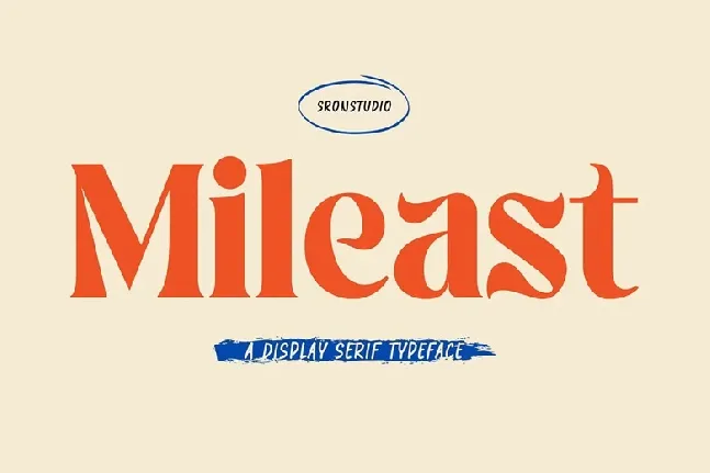 Mileast font