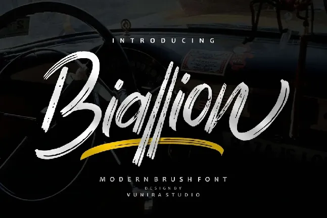 Biallion font