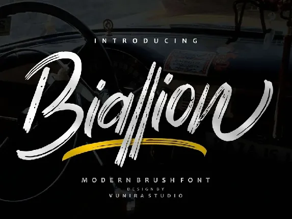 Biallion font