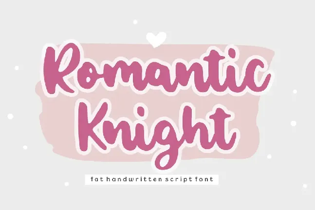 Romantic Knight font