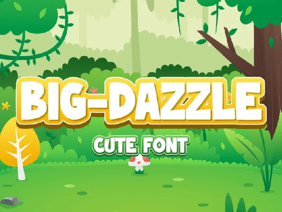 BIG-DAZZLE font