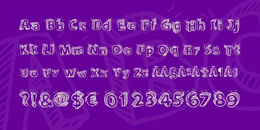 Sketch 3D font