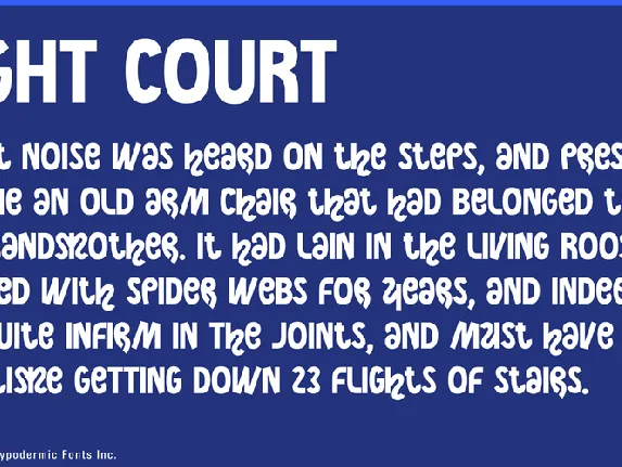 Night Court font