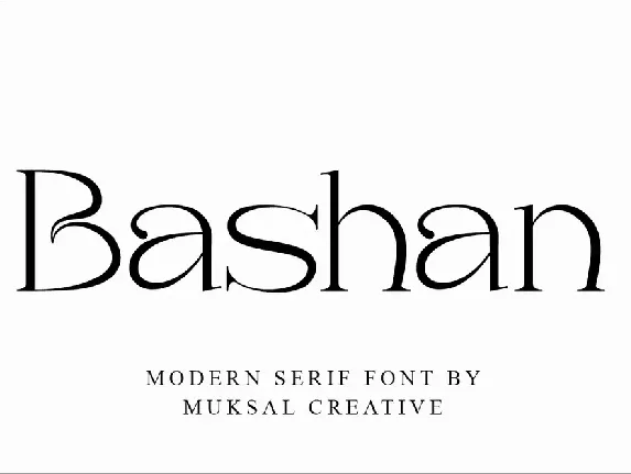 Bashan font