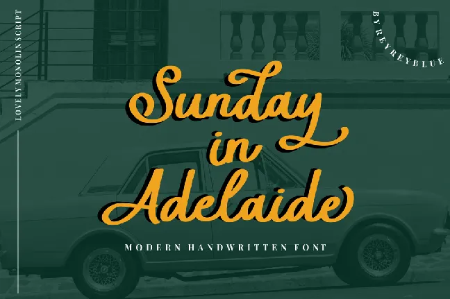 Sunday in Adelaide Script font