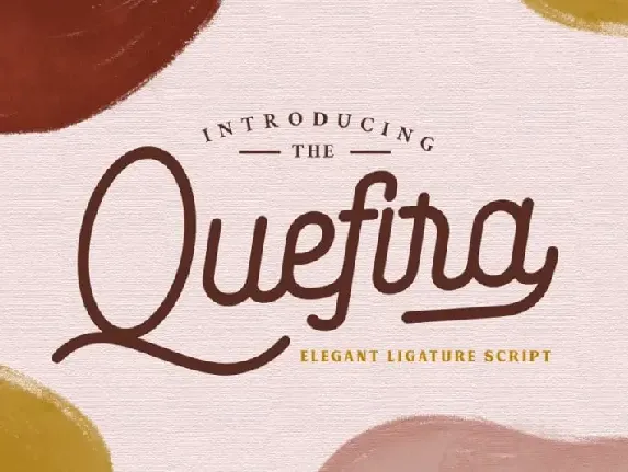 Quefira Script font