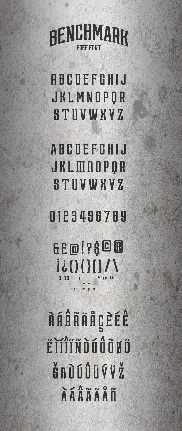 Benchmark font