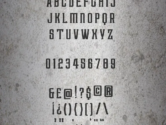 Benchmark font