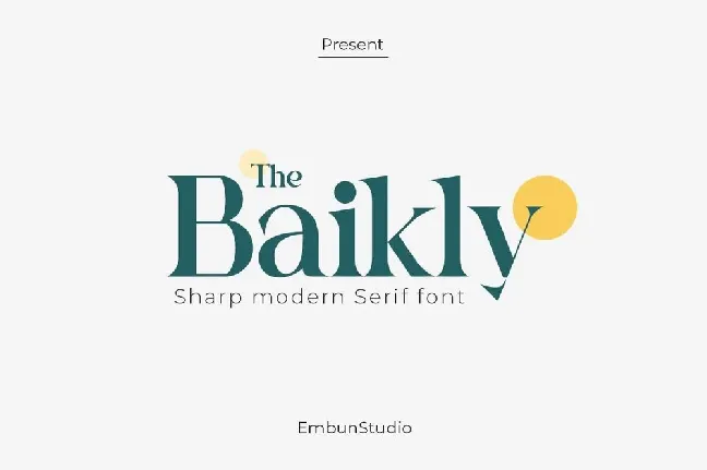 Baikly font