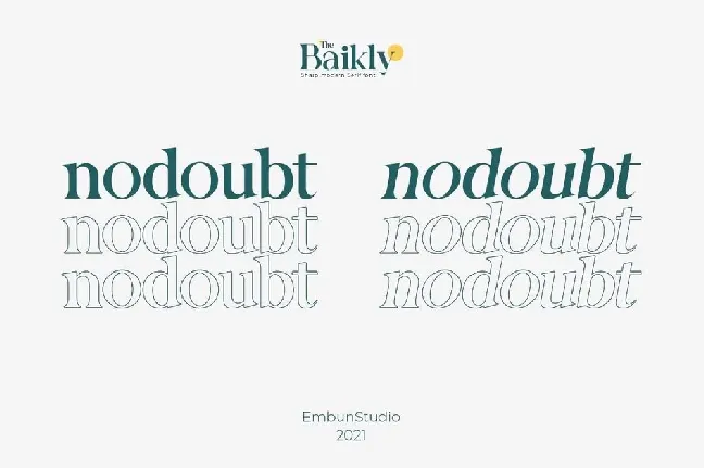 Baikly font