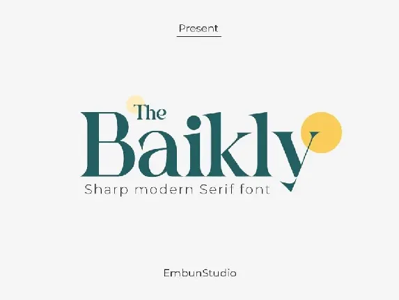 Baikly font