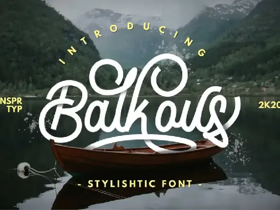 Balcous FREE font