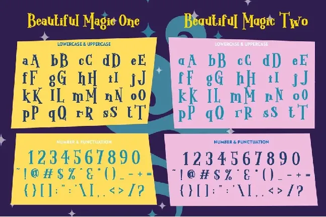 Beautiful Magic font