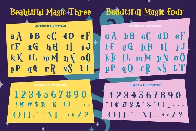 Beautiful Magic font