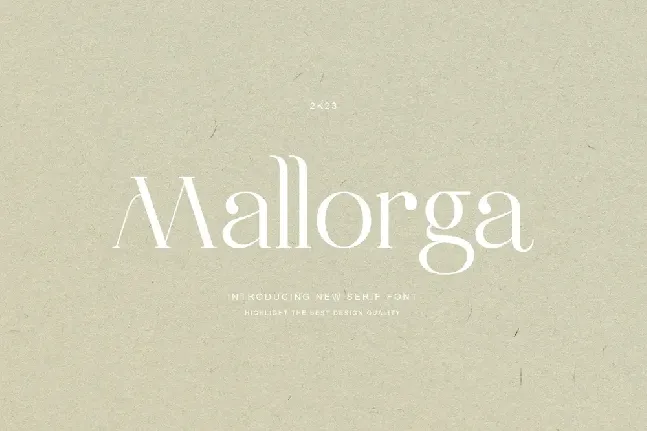 Mallorga font