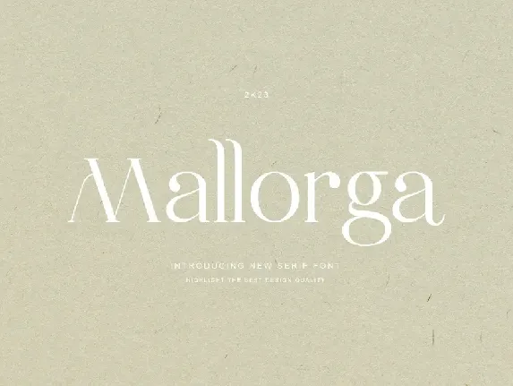 Mallorga font