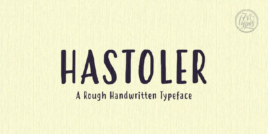 Hastoler font